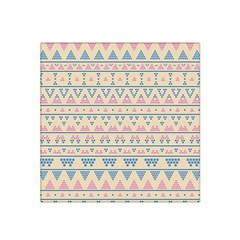 Blue And Pink Tribal Pattern Satin Bandana Scarf