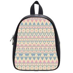 Blue And Pink Tribal Pattern School Bags (small)  by berwies