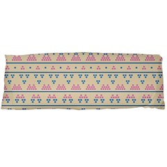 Blue And Pink Tribal Pattern Body Pillow Case (dakimakura) by berwies