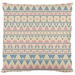 blue and pink tribal pattern Standard Flano Cushion Case (One Side) Front