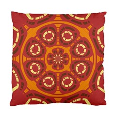 Dark Red Abstract Standard Cushion Case (one Side) by linceazul