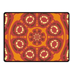 Dark Red Abstract Fleece Blanket (small) by linceazul