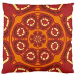 Dark Red Abstract Standard Flano Cushion Case (Two Sides) Front