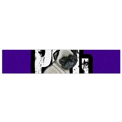 Pug Flano Scarf (small) by Valentinaart