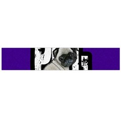 Pug Flano Scarf (large) by Valentinaart