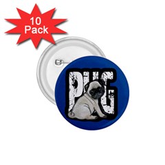 Pug 1 75  Buttons (10 Pack) by Valentinaart