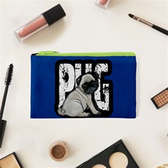 Pug Cosmetic Bag (xs) by Valentinaart