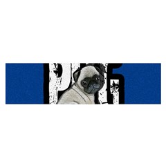 Pug Satin Scarf (oblong) by Valentinaart