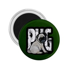 Pug 2 25  Magnets by Valentinaart