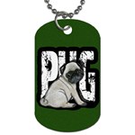 Pug Dog Tag (Two Sides) Back