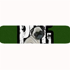 Pug Large Bar Mats by Valentinaart