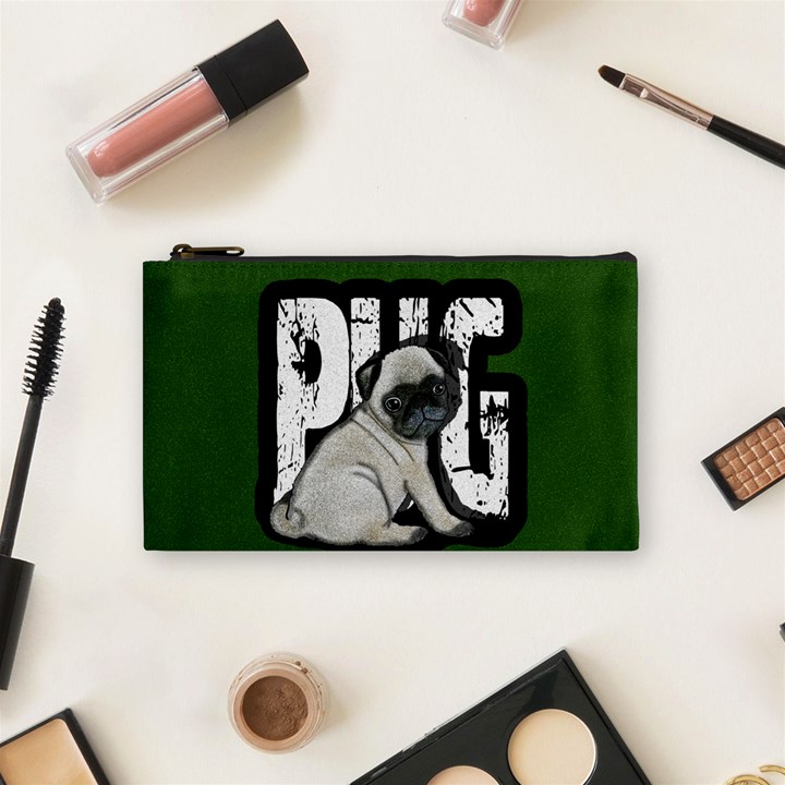 Pug Cosmetic Bag (Small) 