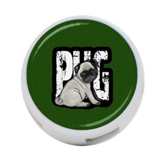 Pug 4-port Usb Hub (two Sides)  by Valentinaart