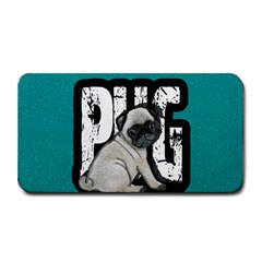 Pug Medium Bar Mats by Valentinaart