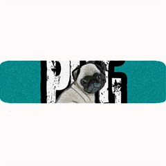 Pug Large Bar Mats by Valentinaart