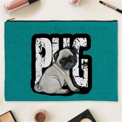 Pug Cosmetic Bag (xxxl)  by Valentinaart