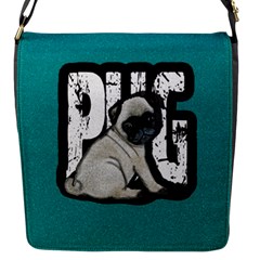 Pug Flap Messenger Bag (s) by Valentinaart