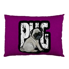 Pug Pillow Case by Valentinaart