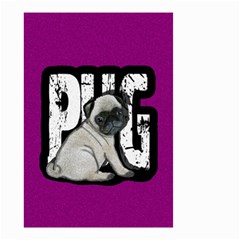 Pug Small Garden Flag (two Sides) by Valentinaart