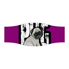 Pug Stretchable Headband by Valentinaart