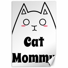 Love My Cat Mommy Canvas 24  X 36  by Catifornia