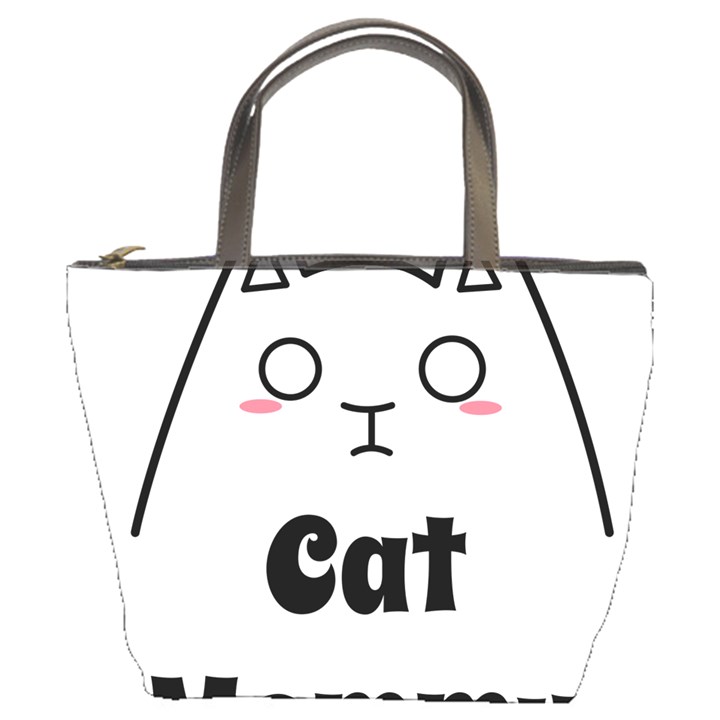 Love My Cat Mommy Bucket Bags