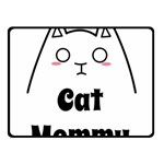 Love My Cat Mommy Double Sided Fleece Blanket (Small)  45 x34  Blanket Front