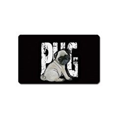 Pug Magnet (name Card) by Valentinaart