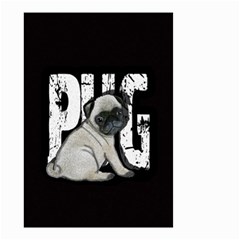 Pug Small Garden Flag (two Sides) by Valentinaart