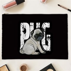 Pug Cosmetic Bag (xxl)  by Valentinaart