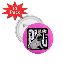 Pug 1 75  Buttons (10 Pack) by Valentinaart