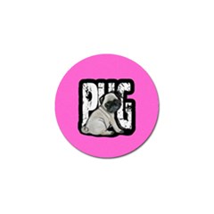 Pug Golf Ball Marker (4 Pack) by Valentinaart