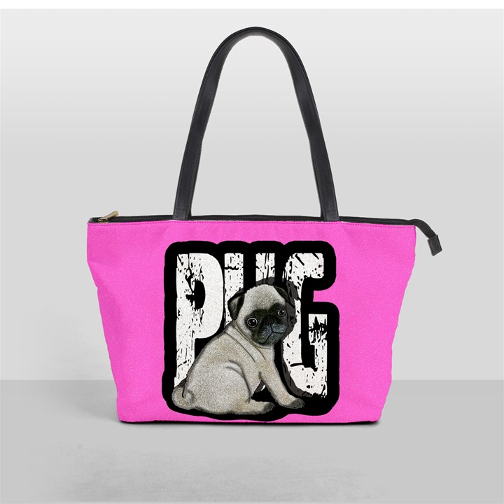 Pug Shoulder Handbags