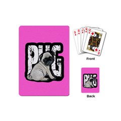 Pug Playing Cards (mini)  by Valentinaart