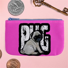 Pug Large Coin Purse by Valentinaart