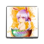 Easter Bunny Girl Memory Card Reader (Square) Front