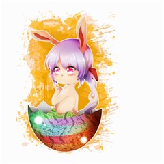 Easter Bunny Girl Small Garden Flag (two Sides) by Catifornia