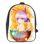 Easter Bunny Girl School Bags (XL)  Front