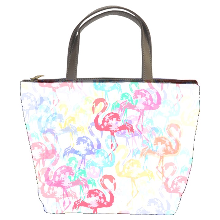 Flamingo pattern Bucket Bags