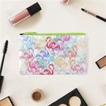 Flamingo pattern Cosmetic Bag (XS) Front