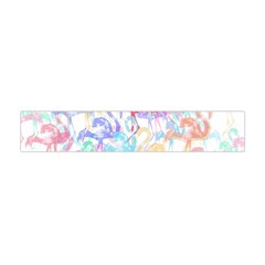 Flamingo Pattern Flano Scarf (mini) by Valentinaart