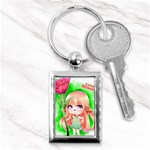 Happy Mother s Day Furry Girl Key Chains (Rectangle)  Front