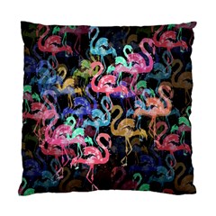 Flamingo Pattern Standard Cushion Case (two Sides) by Valentinaart