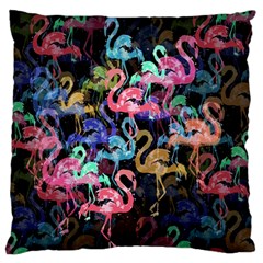 Flamingo Pattern Standard Flano Cushion Case (one Side) by Valentinaart