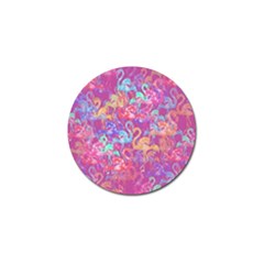 Flamingo Pattern Golf Ball Marker (4 Pack) by Valentinaart