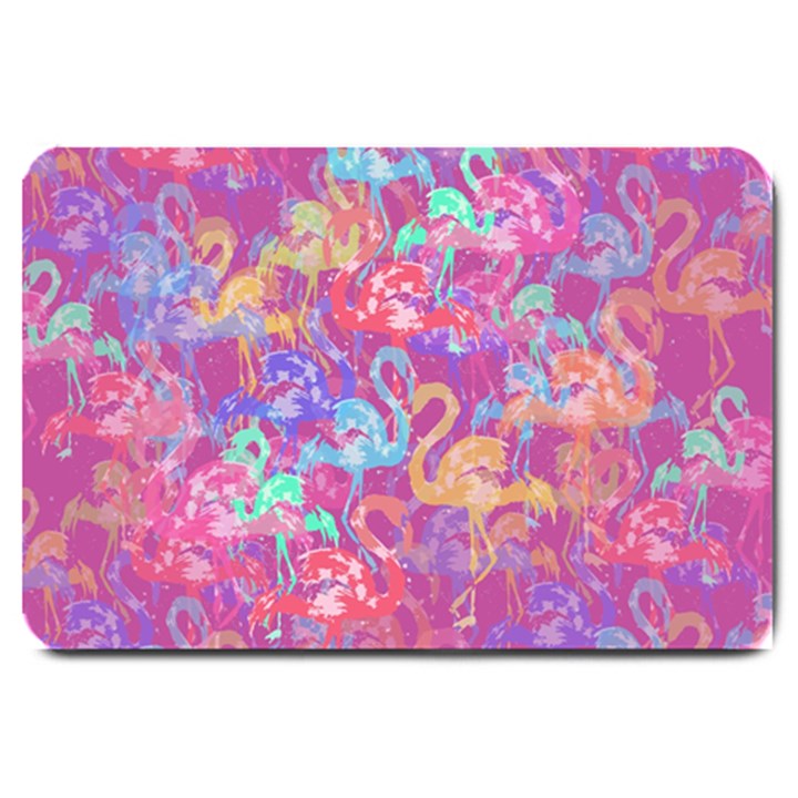 Flamingo pattern Large Doormat 