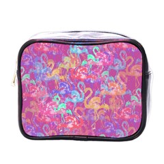 Flamingo pattern Mini Toiletries Bags