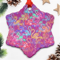 Flamingo pattern Ornament (Snowflake)