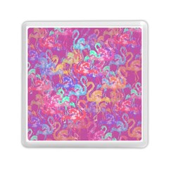 Flamingo pattern Memory Card Reader (Square) 