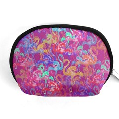 Flamingo pattern Accessory Pouches (Medium) 